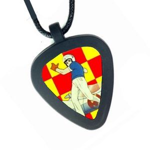 Speed Racer Pickbandz Real Guitar Pick Unisex Necklace